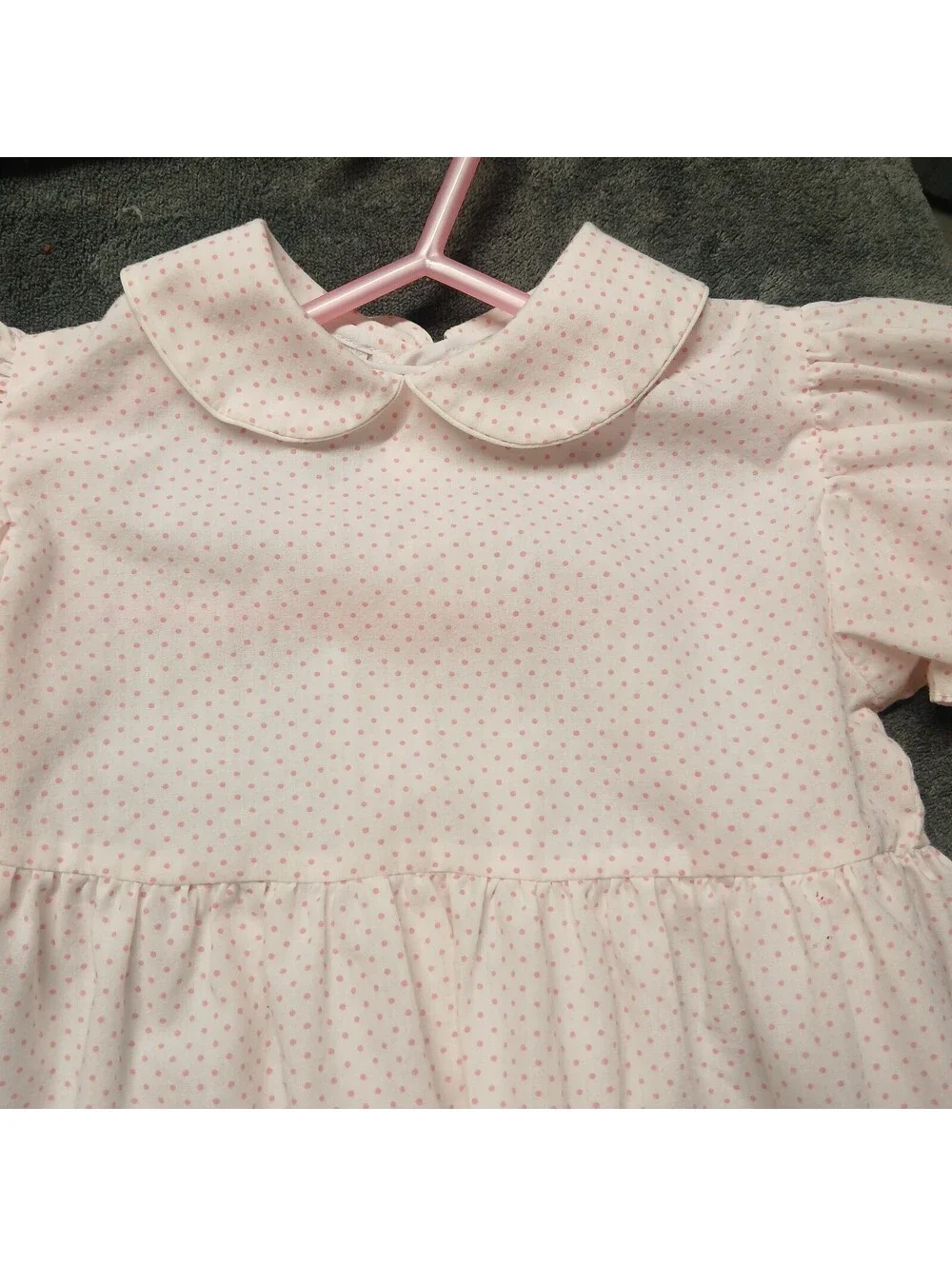 Lot Of 3 Vintage Baby Dresses Various Sizes